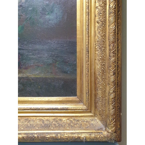 26 - Large Gilt Framed Oil on Canvas Still Life Floral, H:128 x W:102cm
