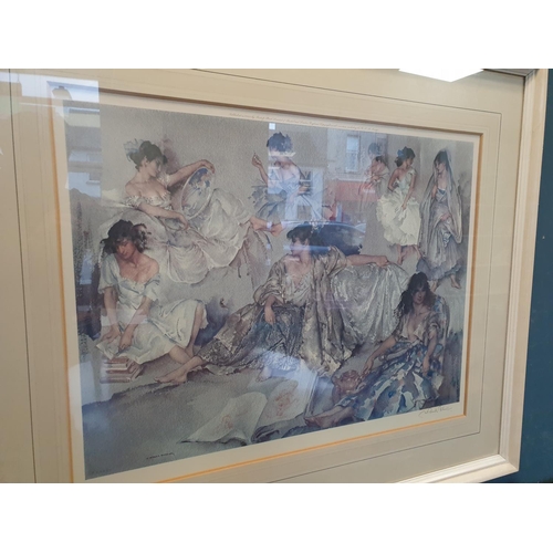 32 - Limited Edition Framed Print by William Russell Flint, Signed Bottom Right. H:74 x W:87cm
