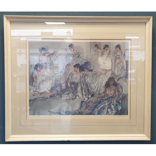 32 - Limited Edition Framed Print by William Russell Flint, Signed Bottom Right. H:74 x W:87cm
