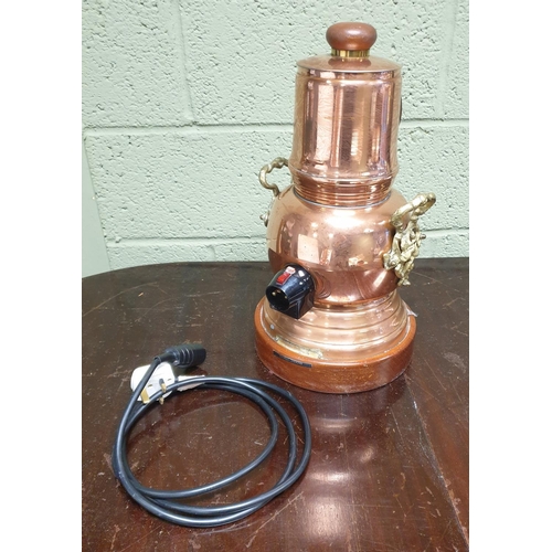33 - Electric Irish Whiskey Copper Dispenser (not tested)
