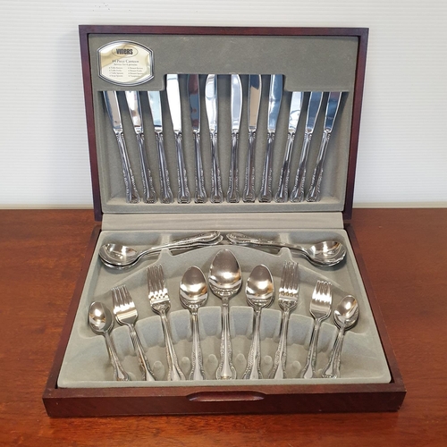 34 - Viners Silver Plate Canteen of Cutlery