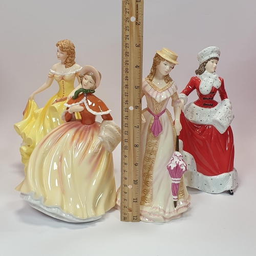 49 - Four Seasons Royal Doutlon Figures Figures - Spring, Summer, Autumn and Winter