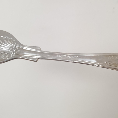 20 - Canteen of King's Pattern Silver Plate and Stainless Steel Cutlery