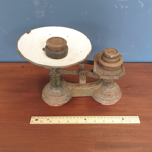 52 - Set of Vintage Scales with Weights