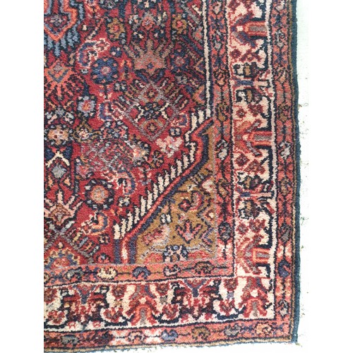 18 - Wool Handwoven Rug (with centre joining). L:210 x W:85cm approx.