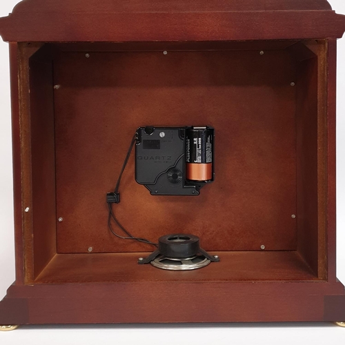 138 - Battery Operated Mantel Clock with Westminster Chime (Untested), H:30 x W:30 x D:15cm