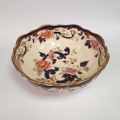 165 - A Mason's Ironstone Mandalay Footed Fruit Bowl, Diameter 27cm