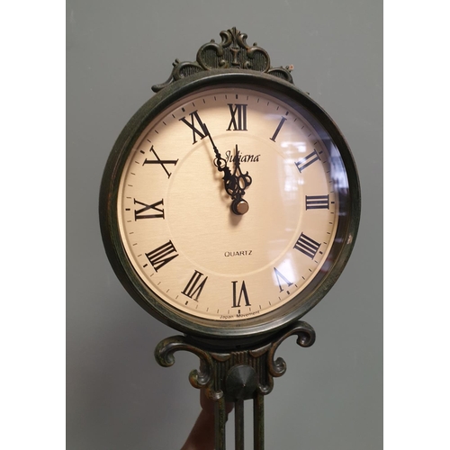 174 - Swing Arm Statue Clock Juliana Clock, Height 80cm (Battery Operated)