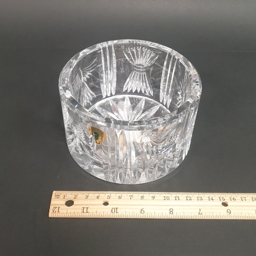 187 - Waterford Crystal Millennium Champagne Bottle Coaster, Diemeter 13cm