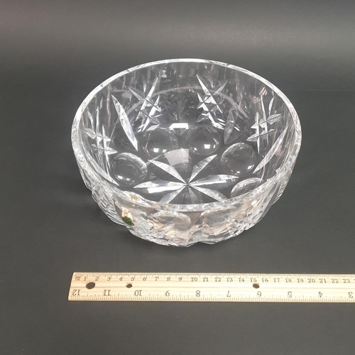 188 - Waterford Crystal Bowl, Height 9cm x Diameter 20cm