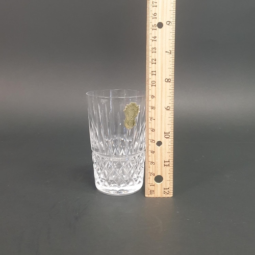 196 - A Waterford Crystal Decanter (H:28cm) and Six Glasses (H:9cm)