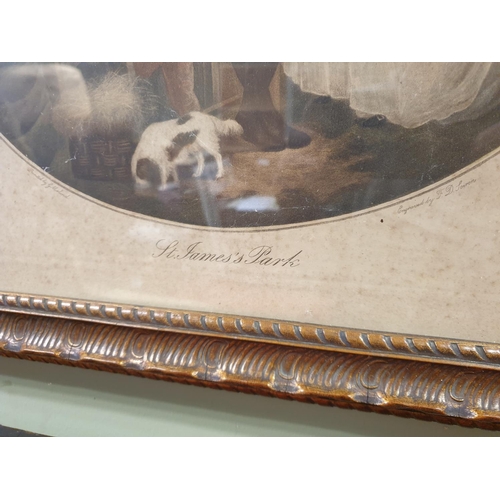 204 - Pair of Gilt Framed Etchings after Paintings by G. Morland, 