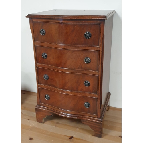 215 - Neat Mahogany Four Drawer Chest of Drawers