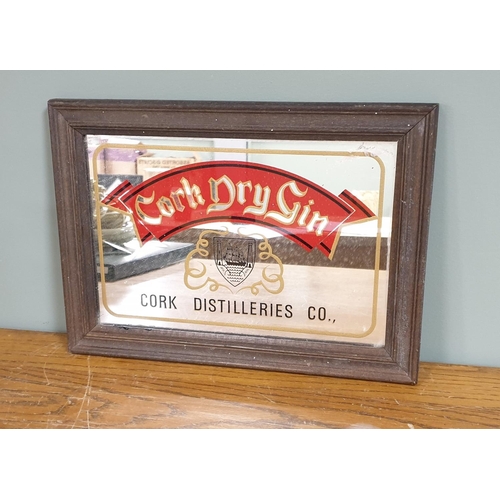 269 - Cork Dry Gin Wall Mirror, H:25 x W:35cm