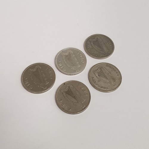 323 - Collection of Five Florins; 1935 (x2), 1940, 1955 (x2)