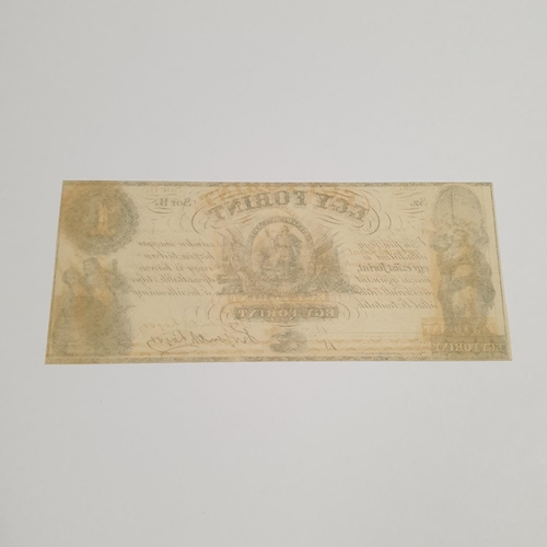 341 - New York Hungary Fund 1852 Obsolete Note