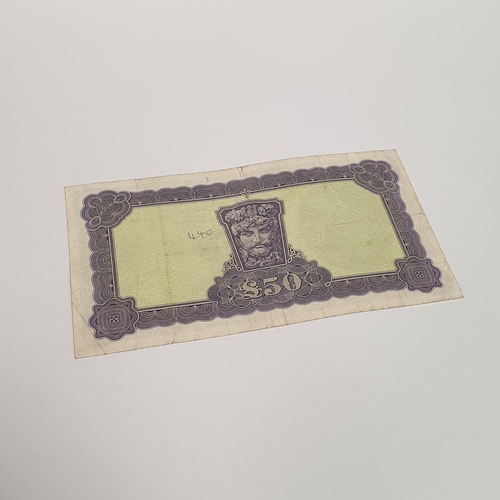 344 - A 1977 Lady Lavery £50 Note