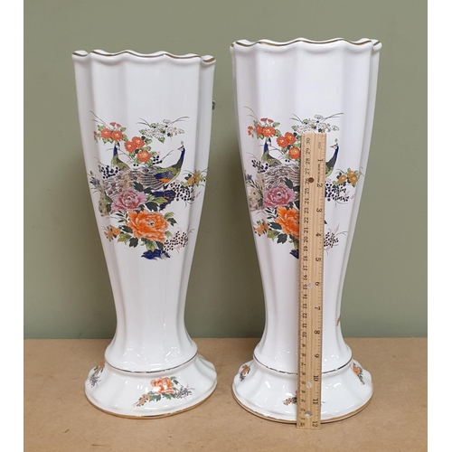 272 - Pair of Porcelain Vases, Height 40cm approx.