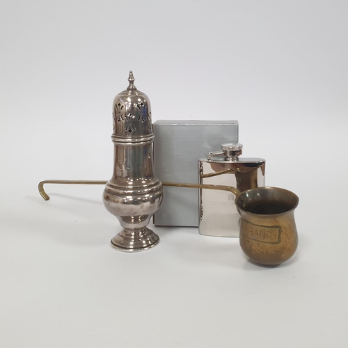 372 - QE2 12 Year Old Single Malt Scotch Whisky along with a brass Brandy Warmer and others