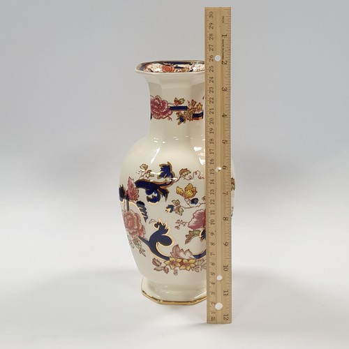 389 - Mason's Ironstone Mandalay Vase, Height 25cm