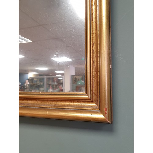 461 - Gilt Framed Wall Mirror Height 70cm x 54cm