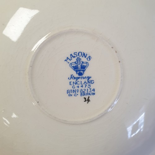 369 - A 31pcs Collection of Mason's Ironstone Regency Dinnerware