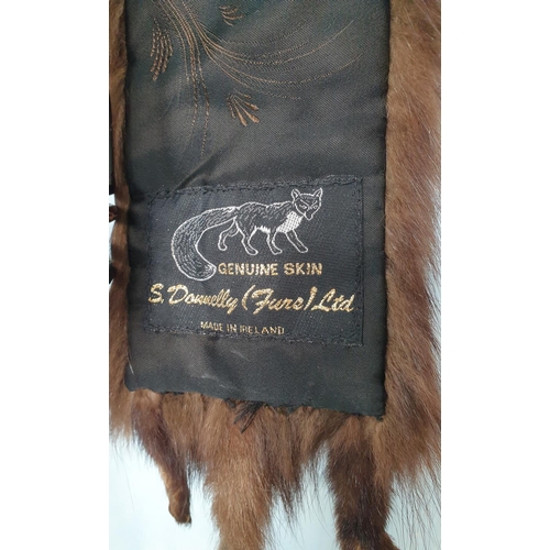 206 - Fox Fur Stole by S. Donnelly Ltd., Length 66