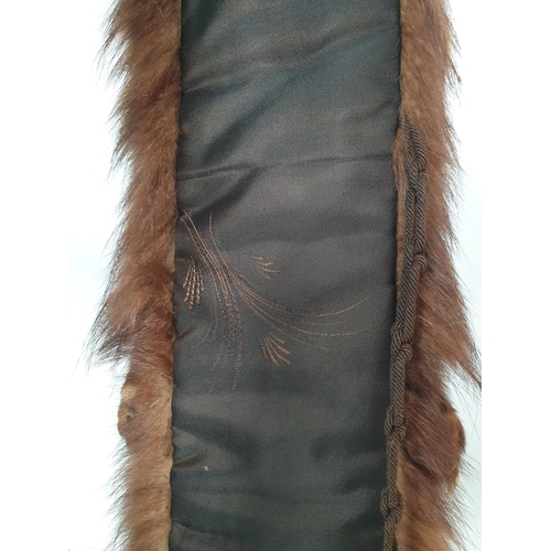 206 - Fox Fur Stole by S. Donnelly Ltd., Length 66