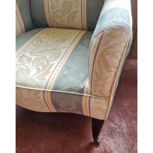 557 - Pair of Queen Anne Wingback Armchairs