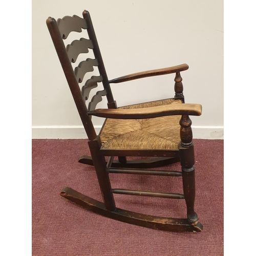 608 - Rocking Chair with Sugan Seat