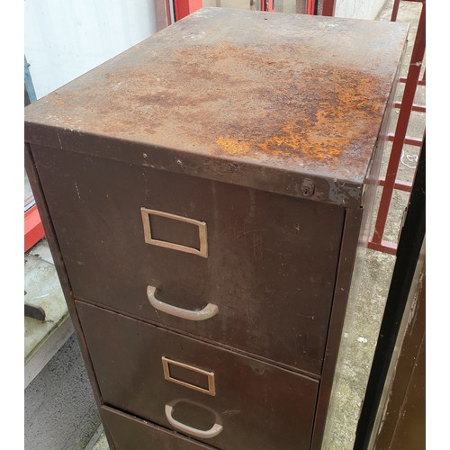 679 - Vintage Four Drawer Filing Cabinet