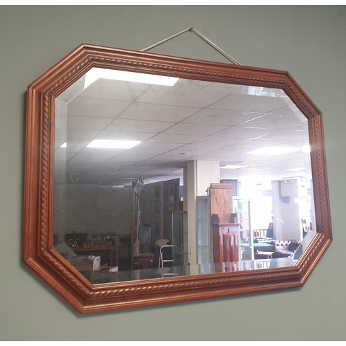 703 - Framed Print and Wall Mirror (H:58 x W:78cm)