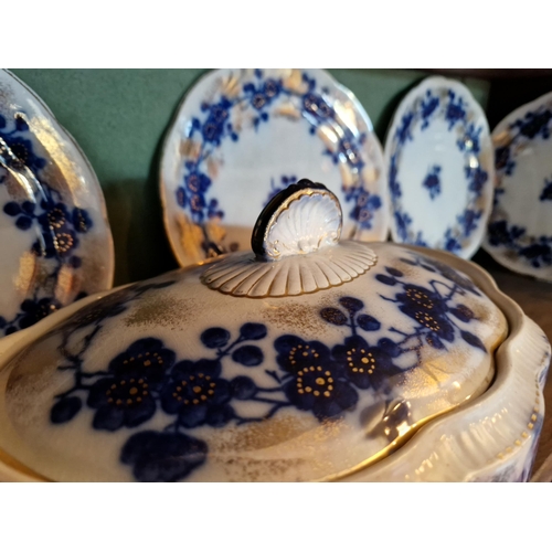 74 - Collection of Blossoms Plates and Serving Dishes to include; 7x 10