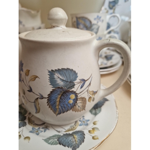 91 - Collection of Similar Pattern Tea ware: Fine Bone China made in England.