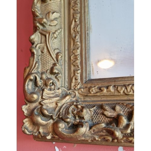 163 - Gilt Framed Wall Mirror, H:45 x W:59cm