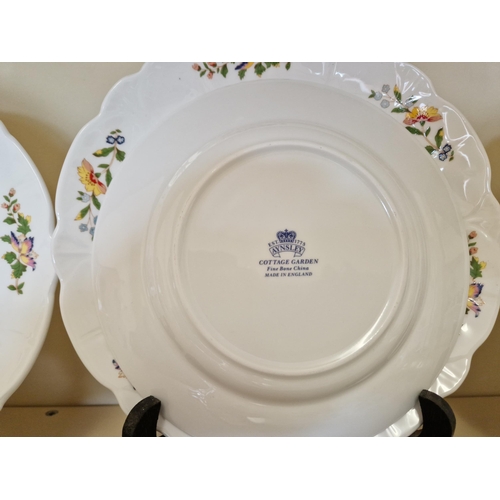 305 - Collection of Seven Pieces of Aynsley Porcelain to includes plates, sandwich dish and plant pot