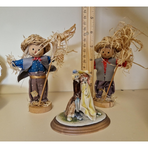 306 - Lot of Scarecrow Figurines, approx. 17cm high