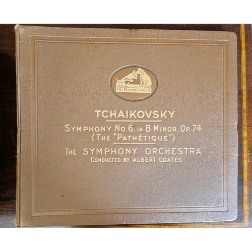 329 - Six Albums of Records from His Master's Voice, including the Works of Chopin, Tchaikovsky and Rachma... 