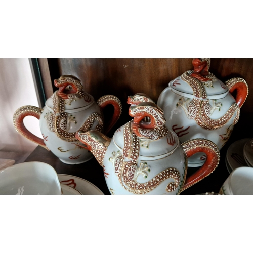 396 - 20pcs Oriental Part Tea Set