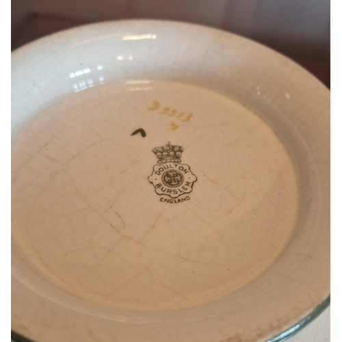 407 - Royal Doulton  Wall Plate (D:24cm) and Bowl (D:20.5cm) and 