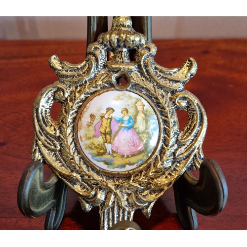 413 - Pair of French Style Wall Hooks, H:15 x W:9cm