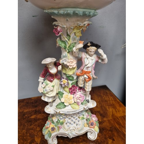 442 - Capodimonte Porcelain Centerpiece, Height 49cm