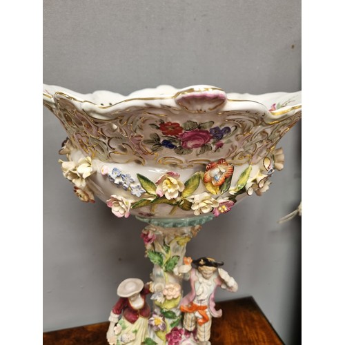 442 - Capodimonte Porcelain Centerpiece, Height 49cm