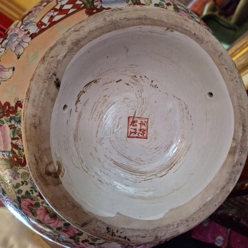 9 - Oriental Large Footed Bowl