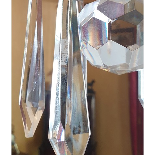 47 - Waterford Crystal Avoca Ten Branch Chandelier H: 100cm x Diameter 70cm