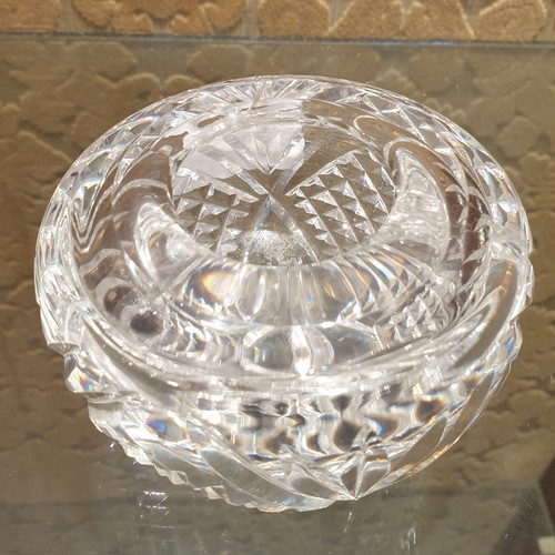 100 - Waterford Crystal Paperweight and Pen Holder, Diameter 9cm