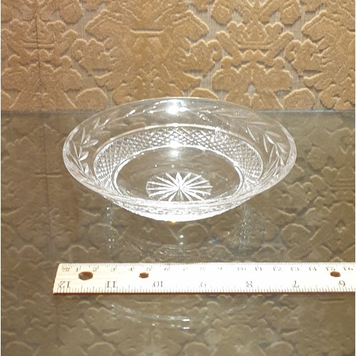 101 - Four Waterford Crystal Bowls/Dishes, Largest 16cm in Diameter