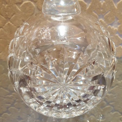 105 - Waterford Crystal Water Jug, H:16cm x D:18cm