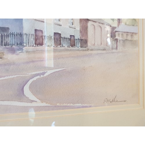 18 - Framed Watercolour by R. O'Shea depicting The Denis Lacey Memorial Hall, Clonmel. H:56 x W:45cm
