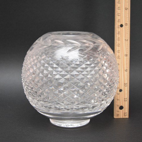 351 - Waterford Crystal Glandore Rose Bowl, Height 15cm